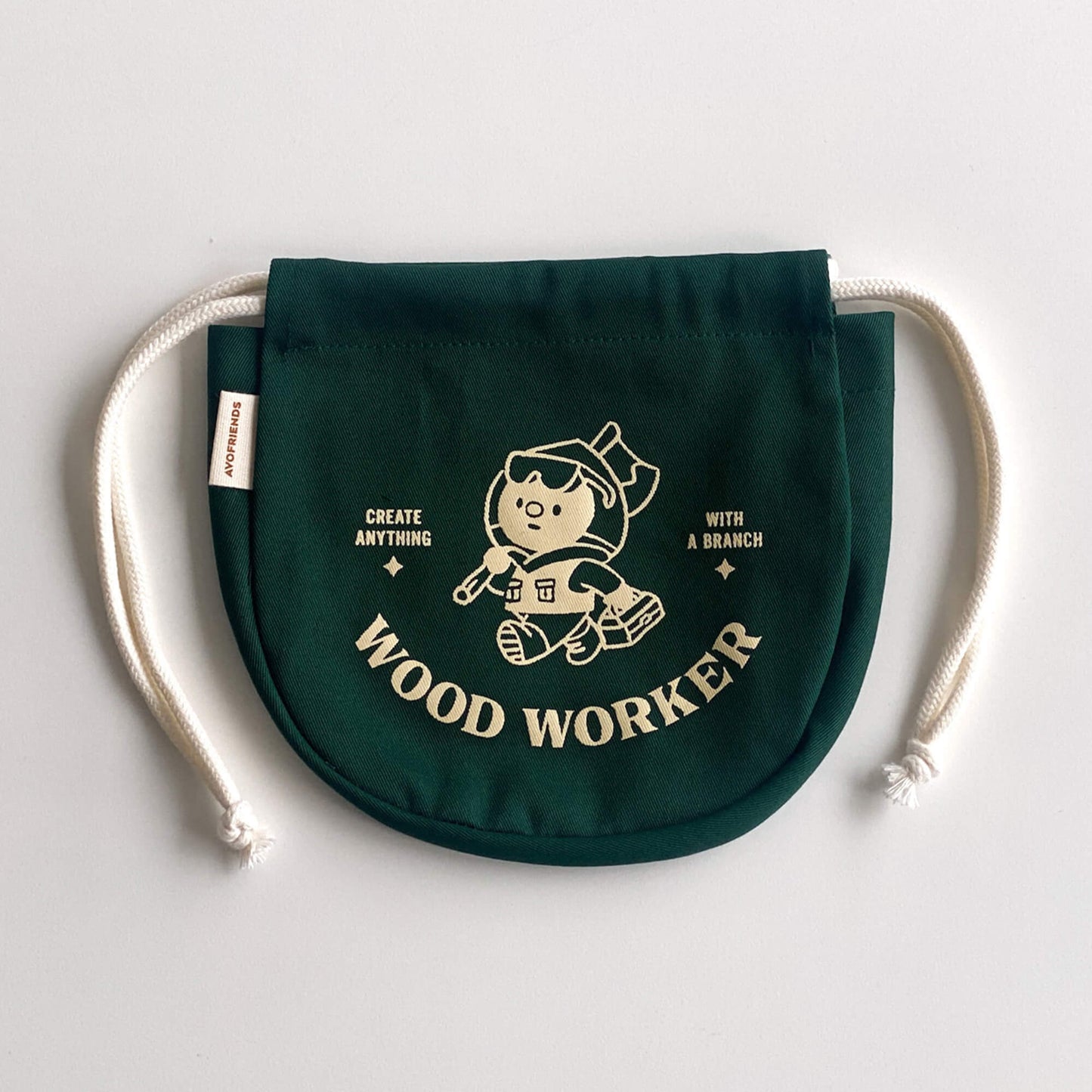 Avofriends Wood Worker Maroni String Pouch (2色)