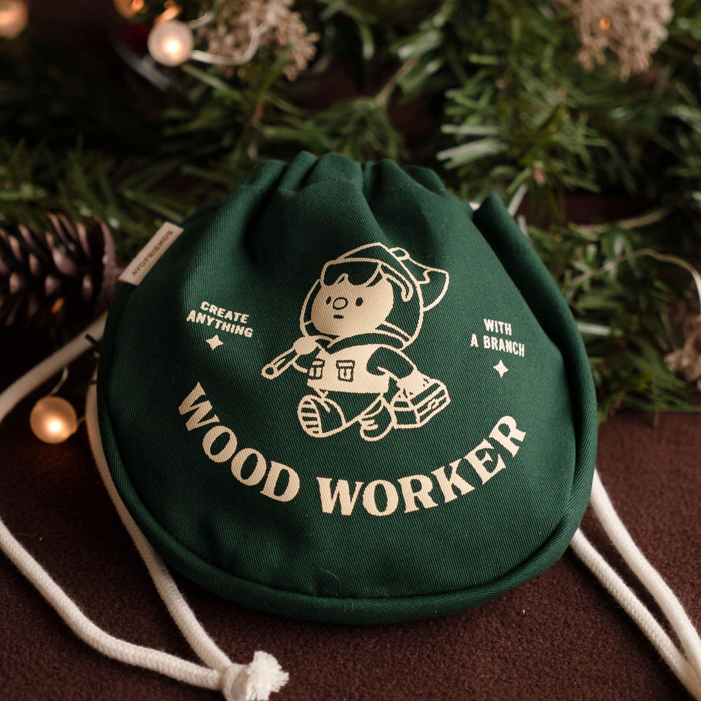 Avofriends Wood Worker Maroni String Pouch (2色)