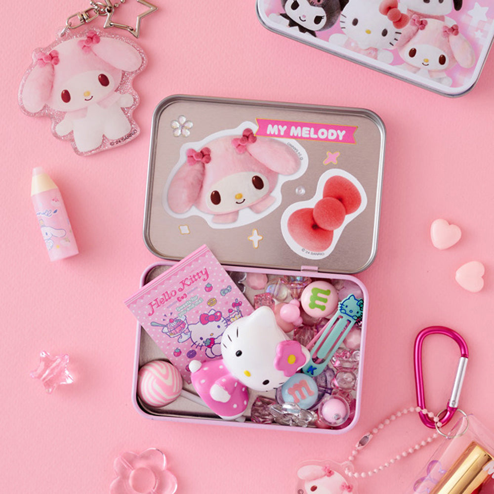Sanrio Pompom Tin Case Sticker Pack (40P)