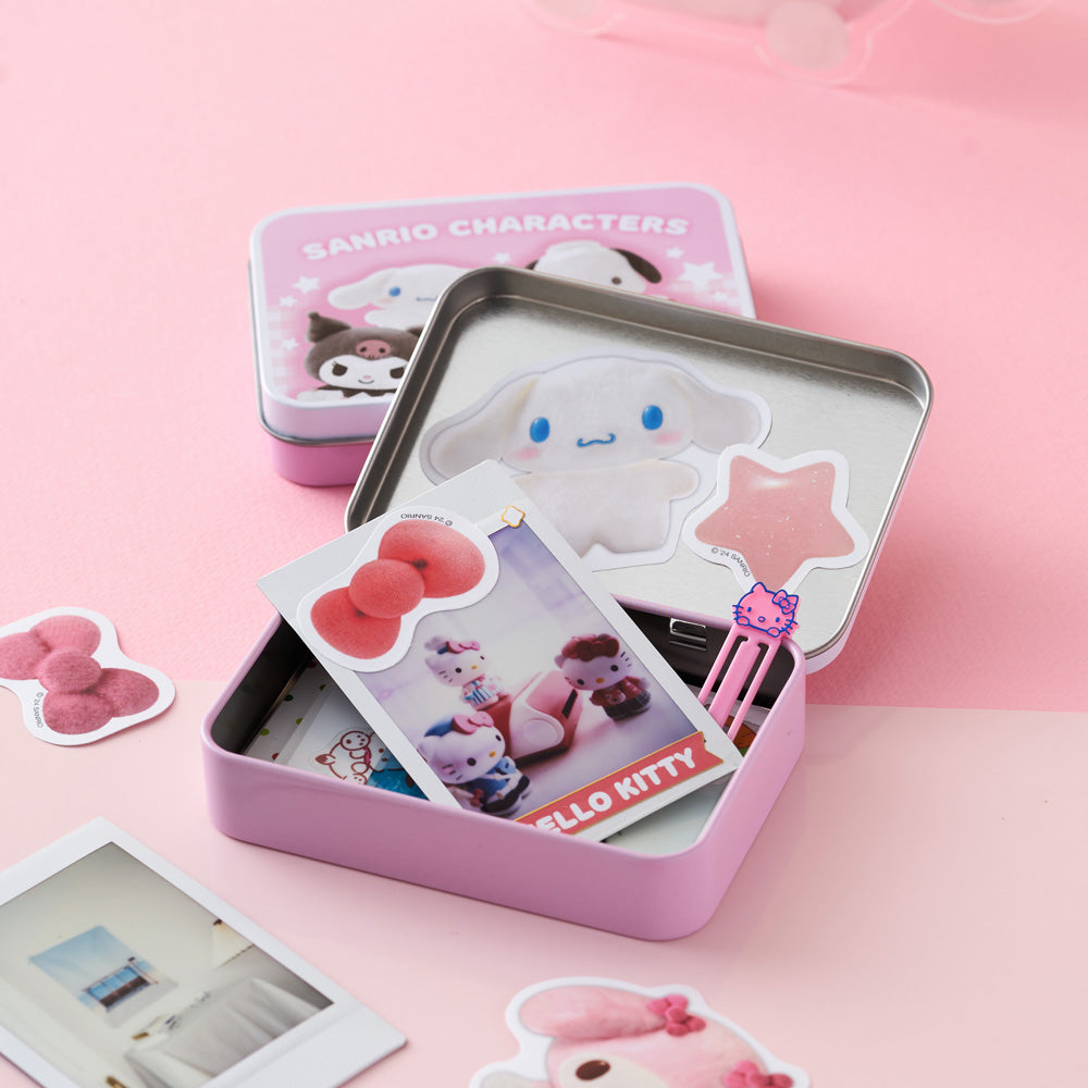 Sanrio Pompom Tin Case Sticker Pack (40P)