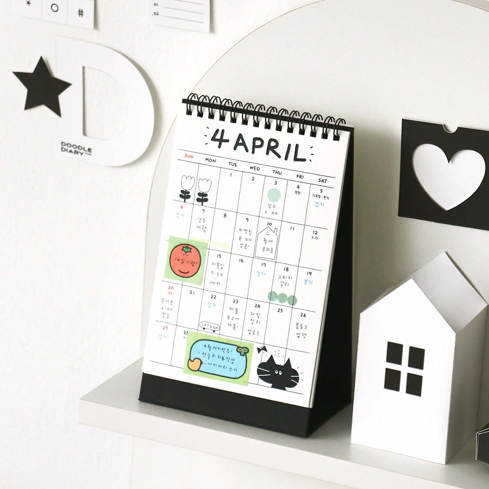 Iconic 2025 Doodle Calendar