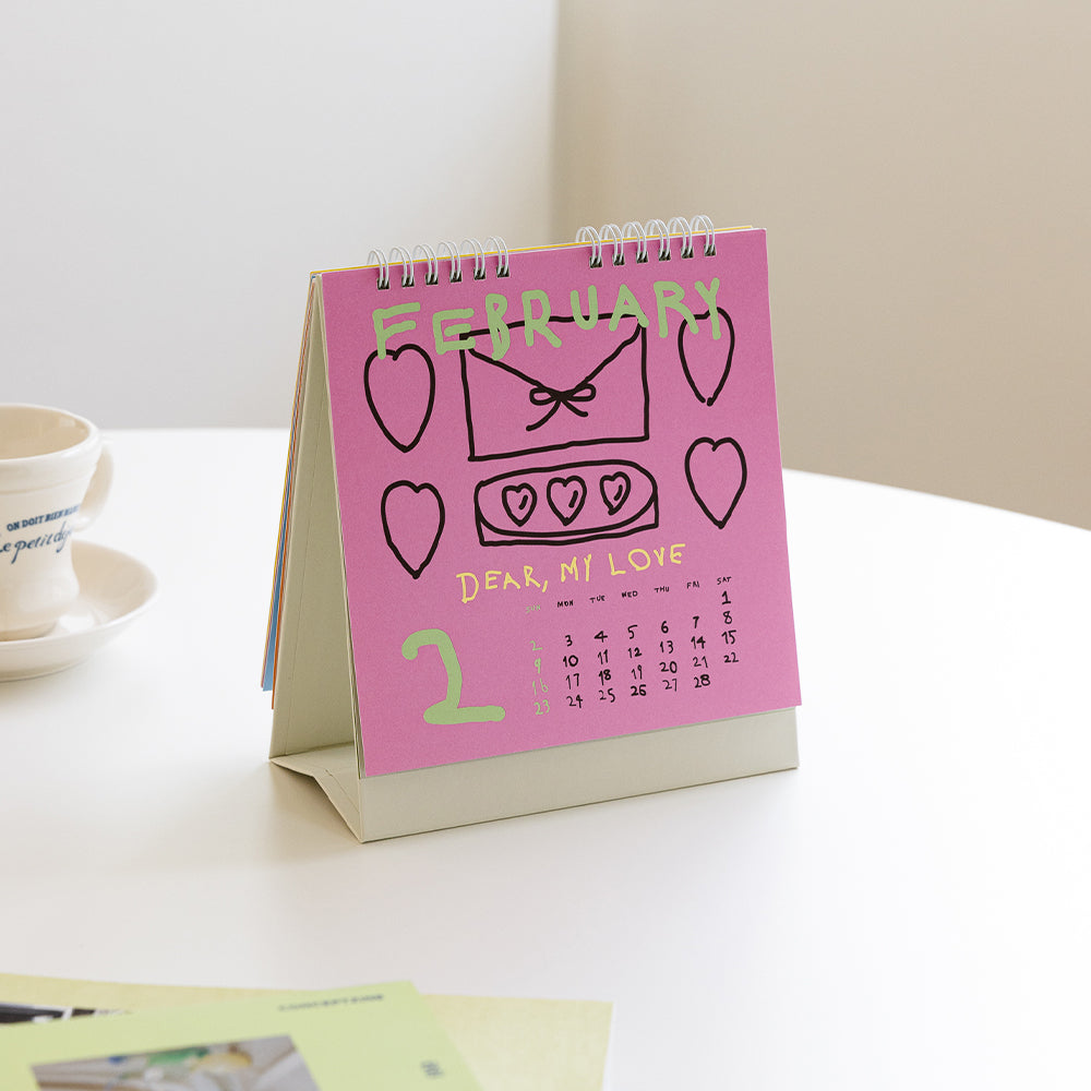 Livework 2025 Two Way Desk Calendar 檯面月曆