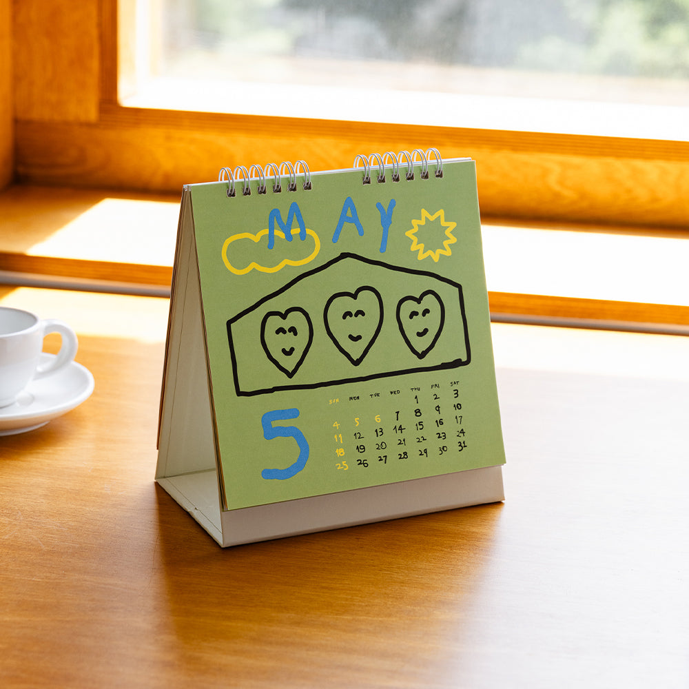 Livework 2025 Two Way Desk Calendar 檯面月曆