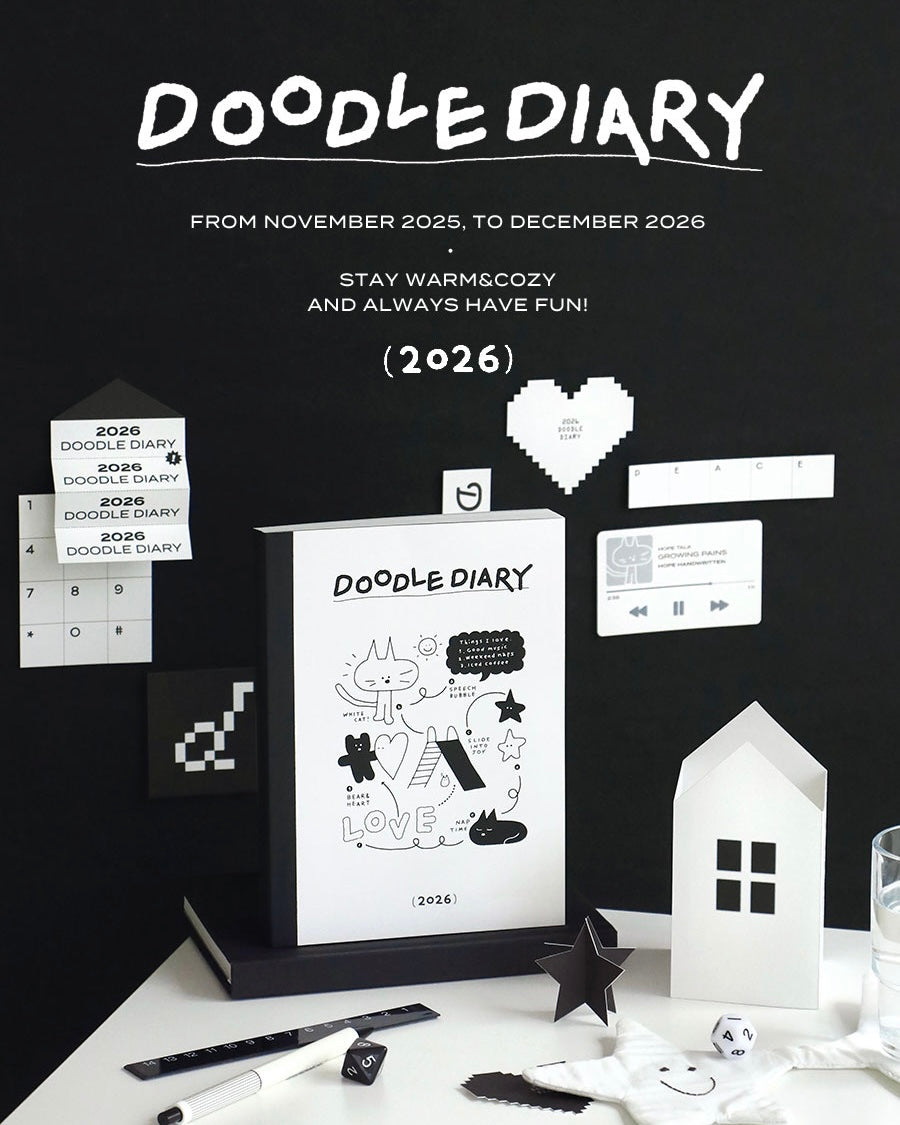 【新上架優惠✍🏻】Iconic 2026 Doodle Diary (4色)