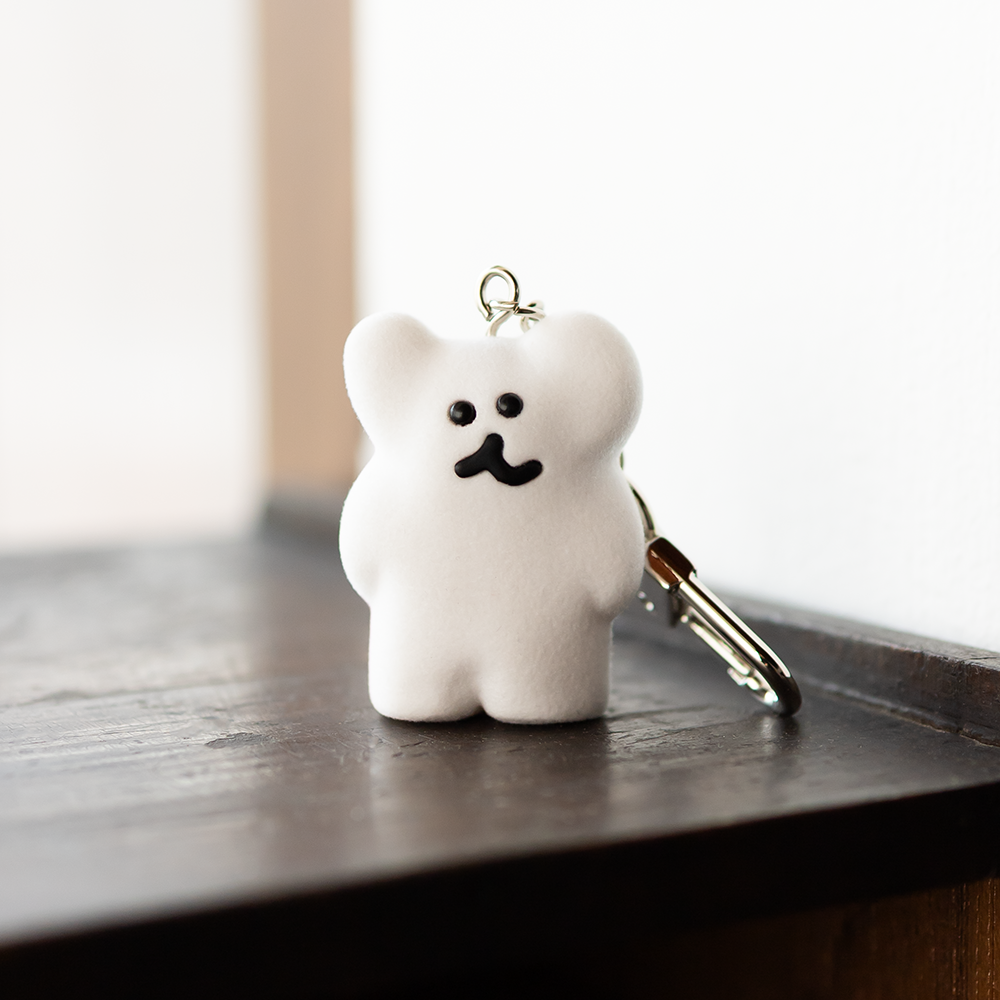 Dinotaeng Bobo Flocking Keychain