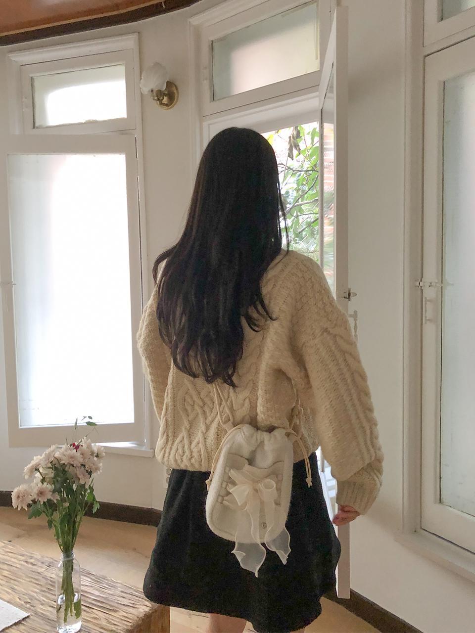 NEW! Ovuni Mini Sneaker Ribbon Bag (Dumble) - 3色