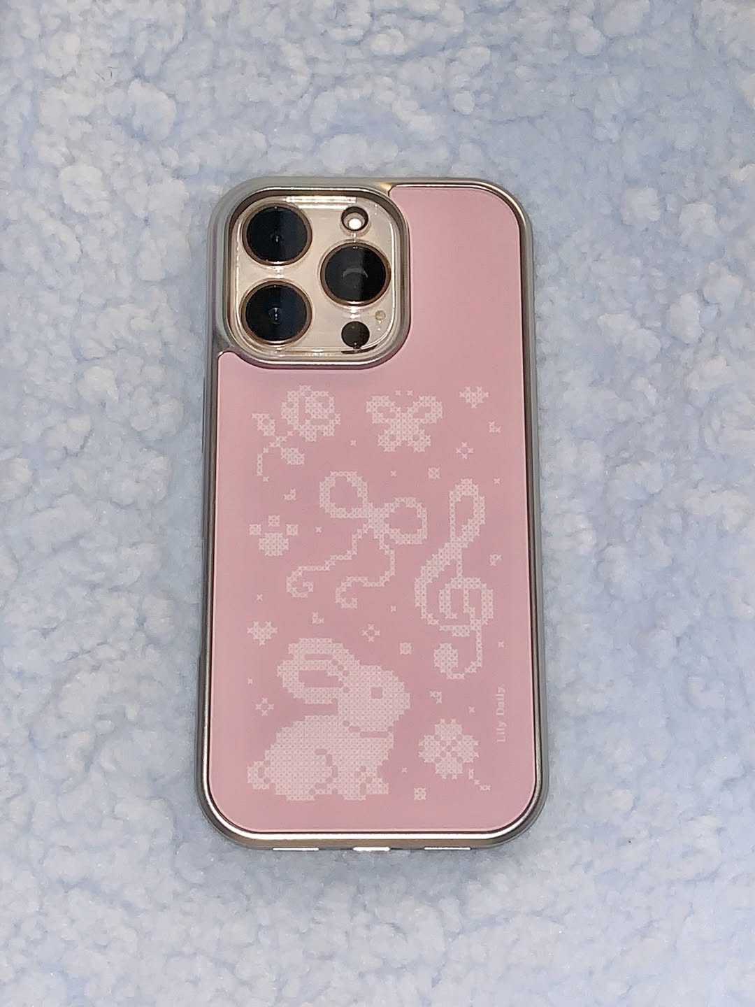 Lily Daily Archive of Little Stitches (Pink) Bumper Case