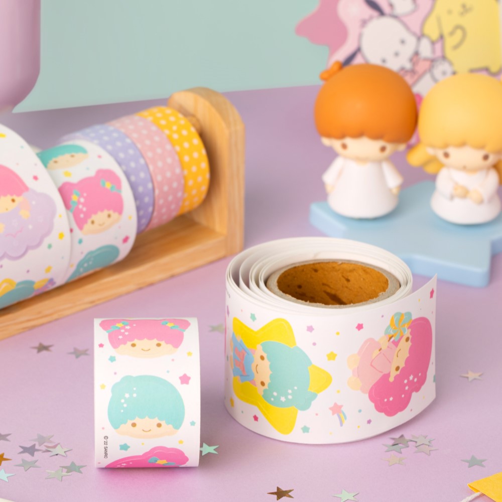 Sanrio Roll Sticker (全身款) #Little Twin Stars