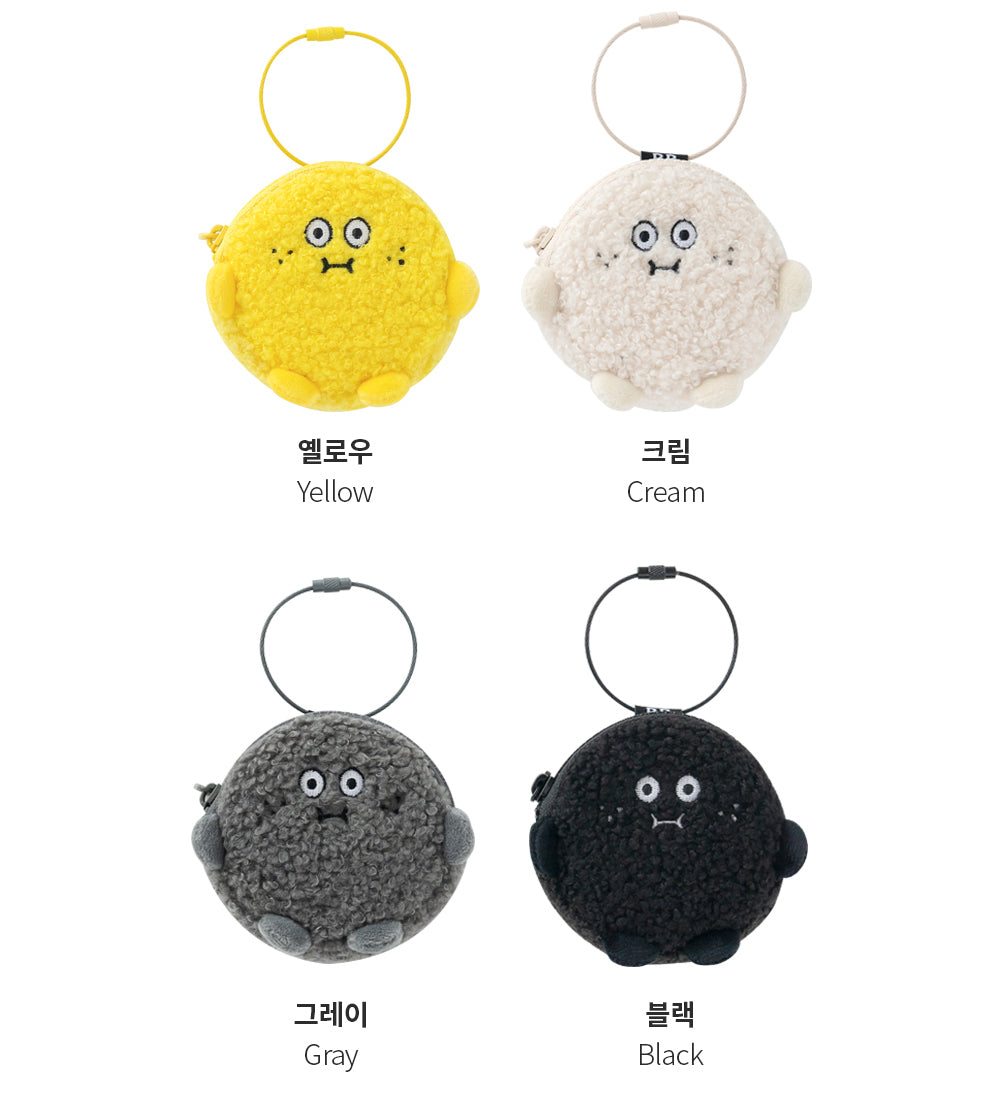 Romane Popo Boucle Airpods Pouch (4色)
