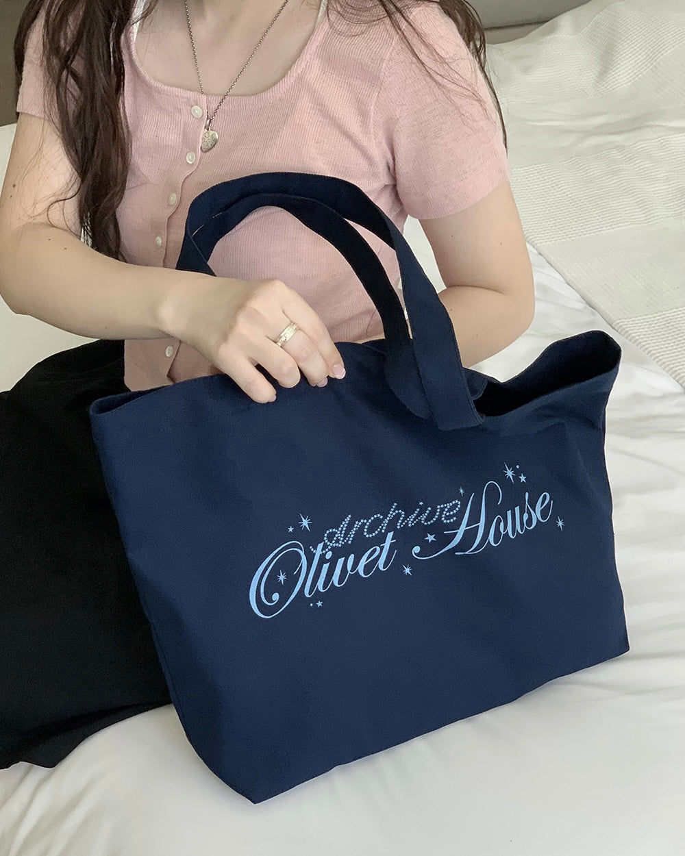 Olivet archive eco bag (navy)