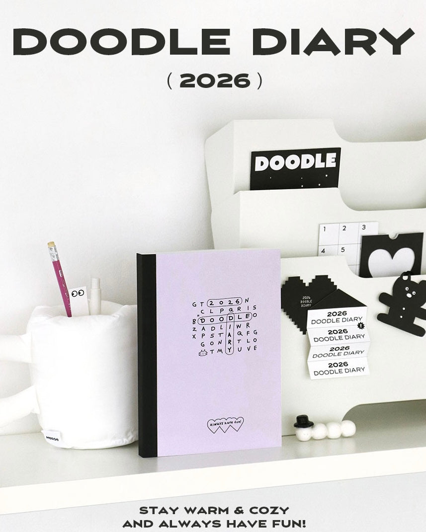 【新上架優惠✍🏻】Iconic 2026 Doodle Diary (4色)