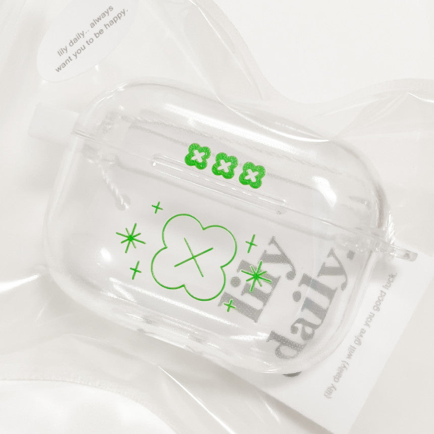 Lily Daily Clover Series Airpods Case (Clear 透明)