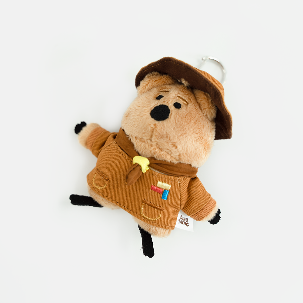 Dinotaeng Quokscout Flat Fur Keychain (7款)