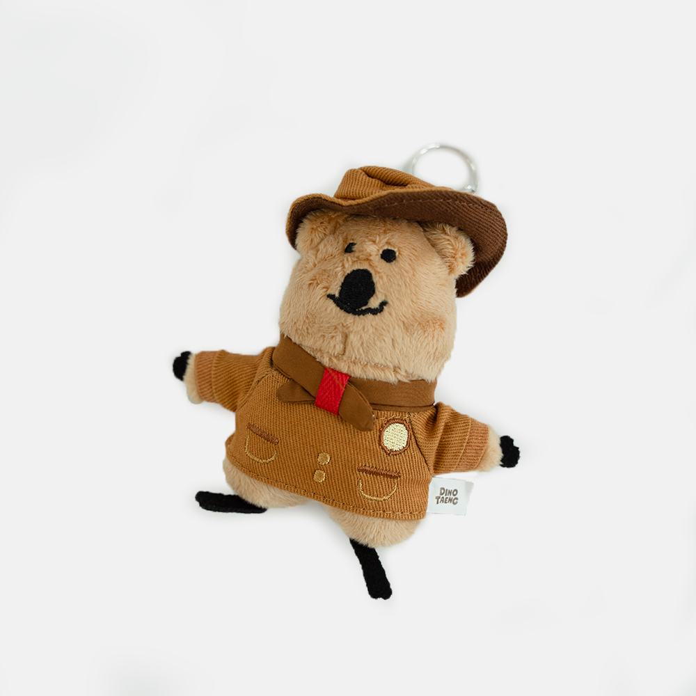 Dinotaeng Quokscout Flat Fur Keychain (7款)