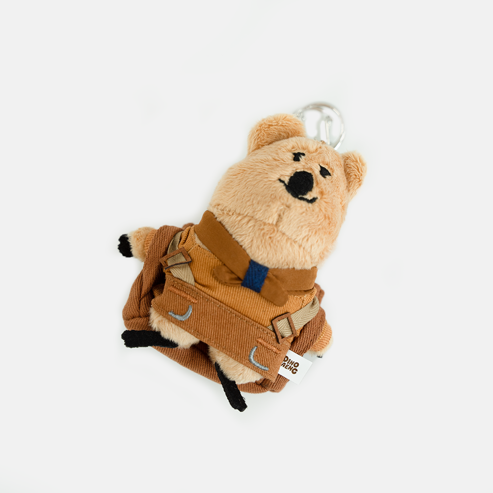 Dinotaeng Quokscout Flat Fur Keychain (7款)