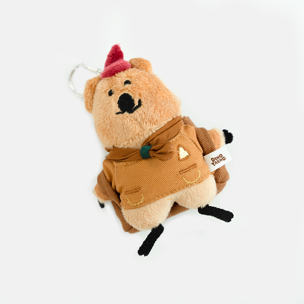 Dinotaeng Quokscout Flat Fur Keychain (7款)