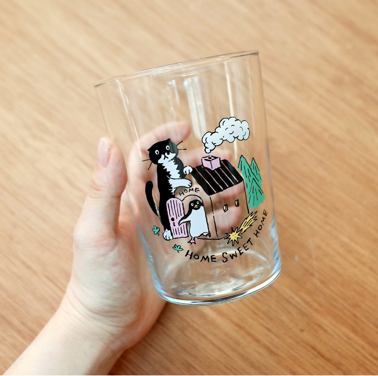 Huginn and Muninn sweet home glass