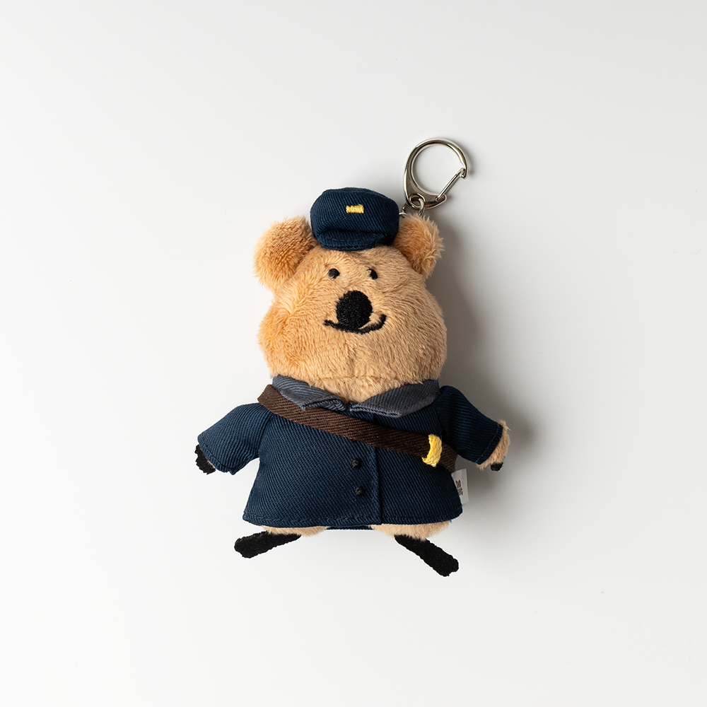 Dinotaeng Quokka & BOBO Post Flatfur Keyring