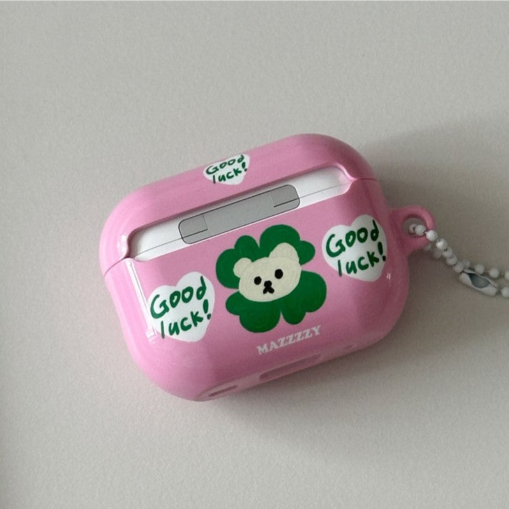 Mazzzzy clover muffin airpods case (Hard, glossy)