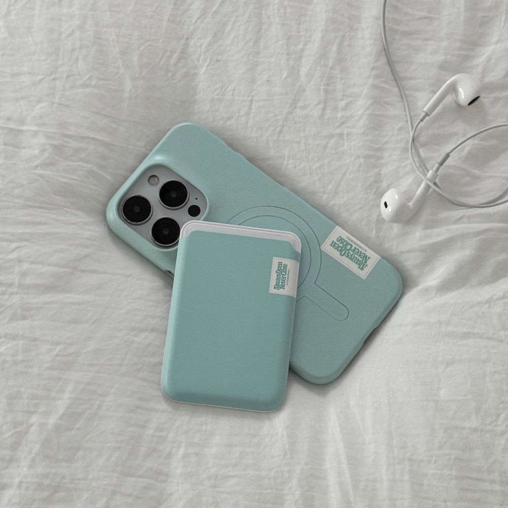 【Set】Pastel Color Label (Magsafe Hard) + Magsafe Card Slot (9色)