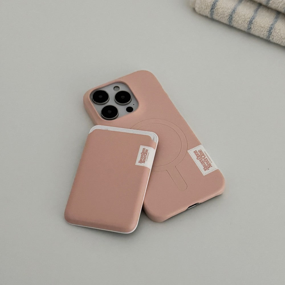 【Set】Pastel Color Label (Magsafe Hard) + Magsafe Card Slot (9色)