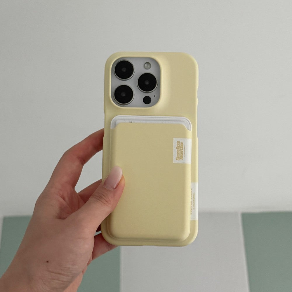 【Set】Pastel Color Label (Magsafe Hard) + Magsafe Card Slot (9色)