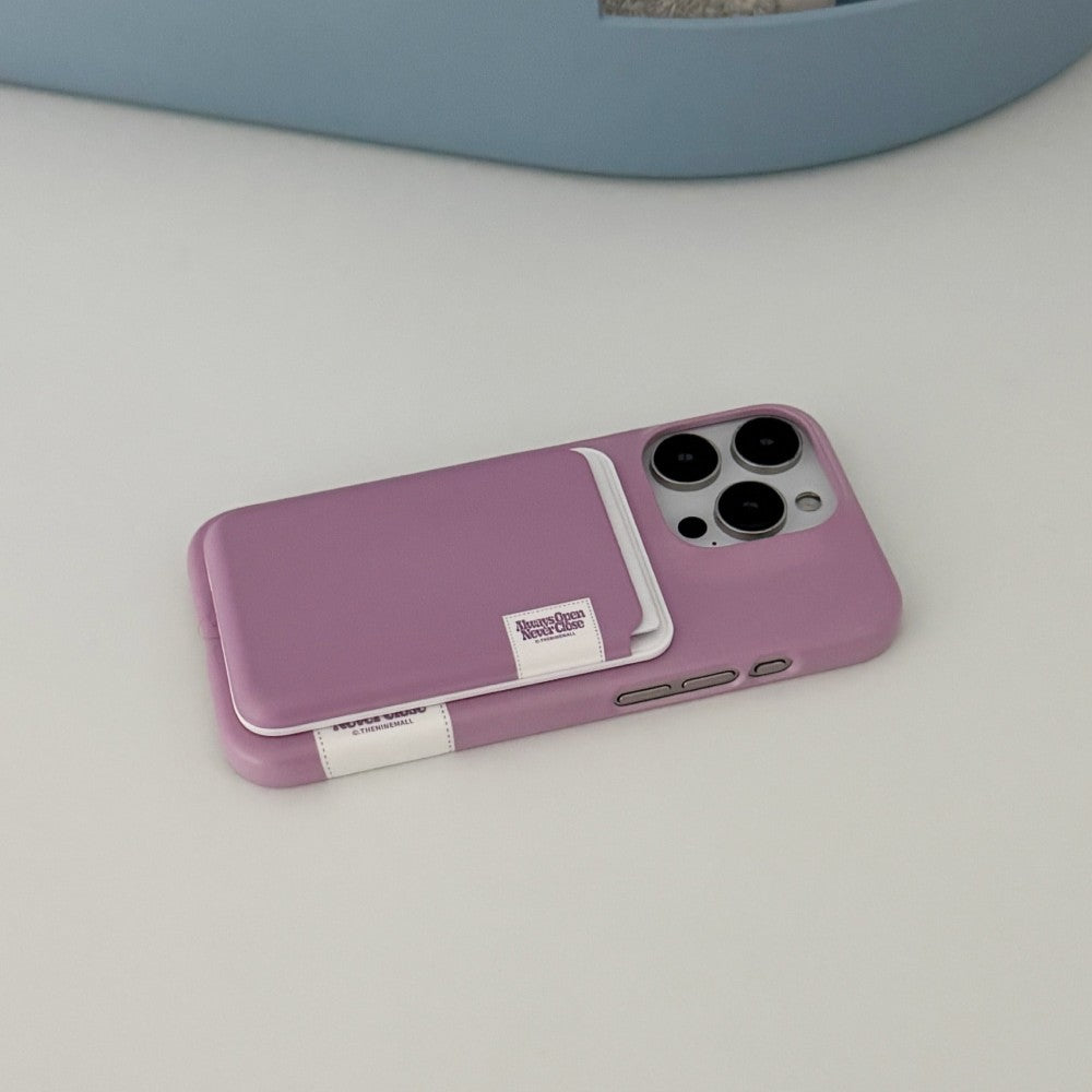 【Set】Pastel Color Label (Magsafe Hard) + Magsafe Card Slot (9色)