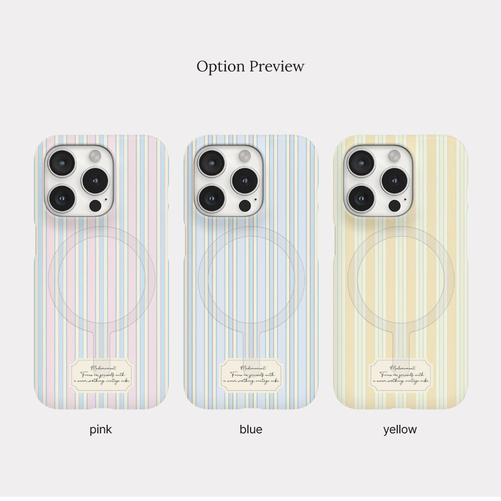 Pastel Stripe Phone Case (Magsafe Hard)