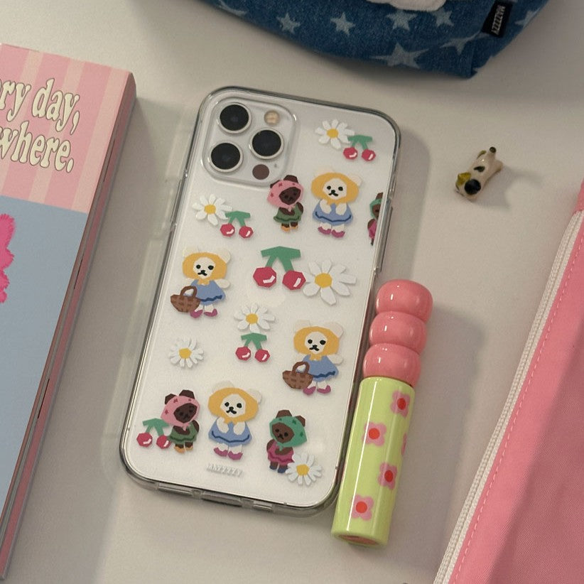 Mazzzzy Paper Muffin (cherry&daisy) (Jelly/Jelly Hard/Magsafe)