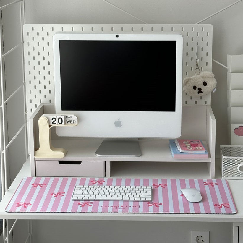 Mazzzzy loooove~~~ desk pad / ribbon(pattern) 電腦桌墊/滑鼠墊
