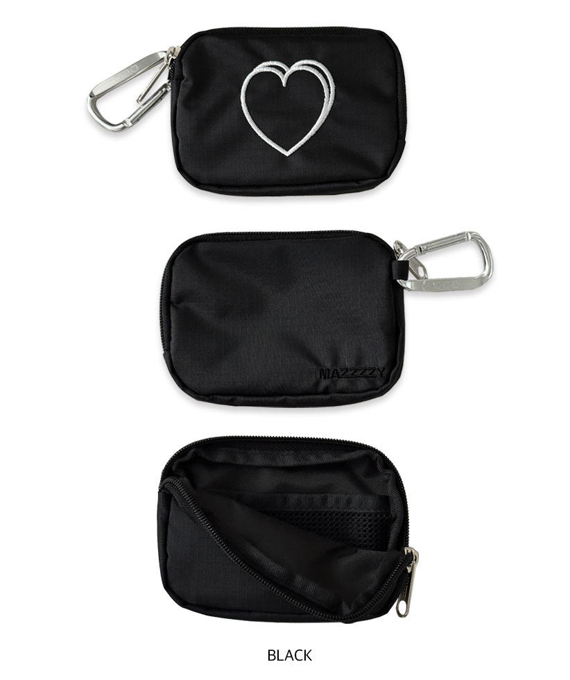 Mazzzzy signature heart card wallet (2 colors)