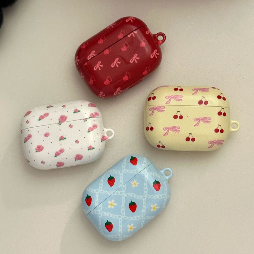 Mazzzzy ver.Love Patterns airpods case (4 Types)(Hard, glossy)