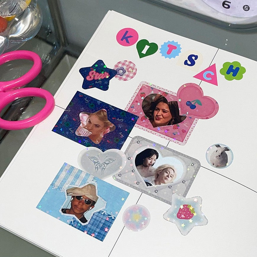 Bit By Bit Cotton Frame Sticker