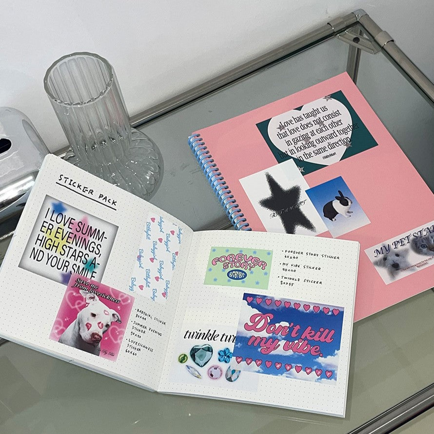 Bit By Bit Y2K Sticker Pack (30EA)