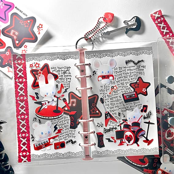 Marsh Land Radio Star Sticker