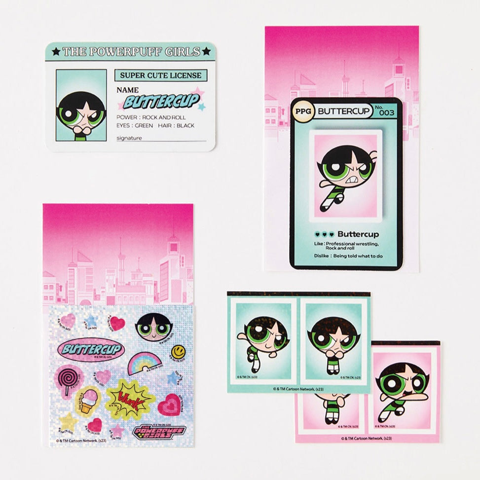 The Powerpuff Girls ID Card Stikcer Pack (3款)