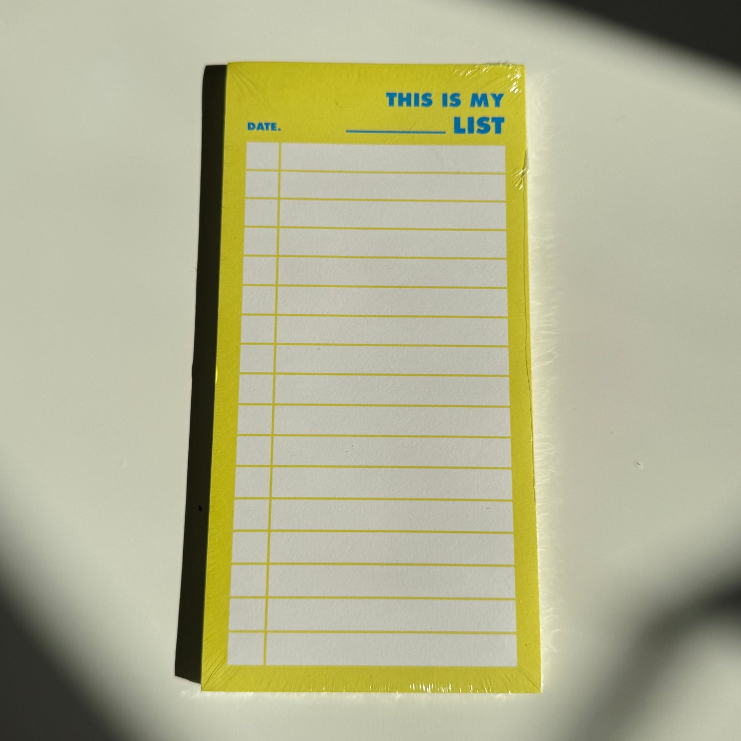 【現貨95折】Lucalab Neon Check List (L) (50P)