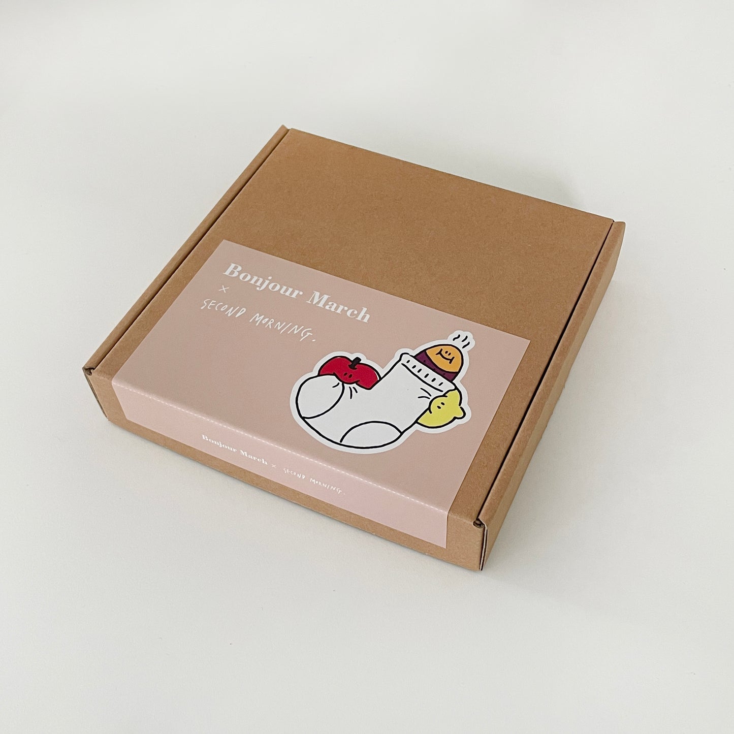 Second Morning X Bonjour March Lettering Socks (3款/Set)