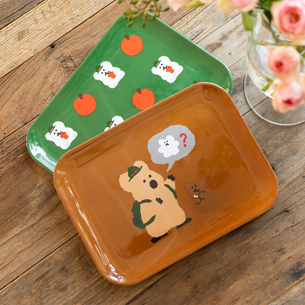 Dinotaeng Quokka & BOBO in the Woods Tray
