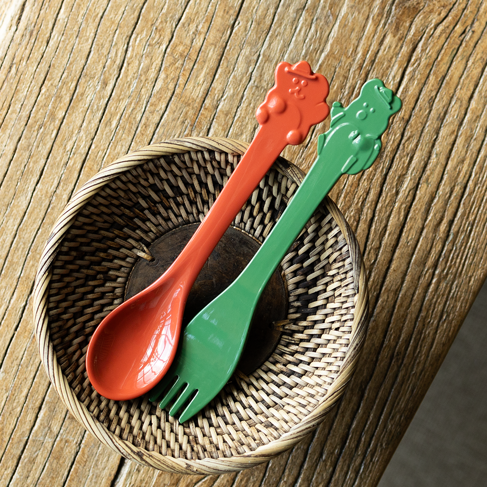 Dinotaeng Quokka & BOBO Picnic Cutlery Set
