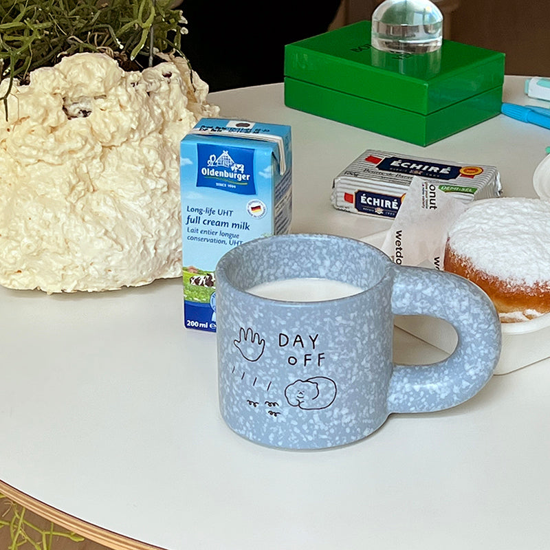 3 Months Day Off Mug Cup (2色)