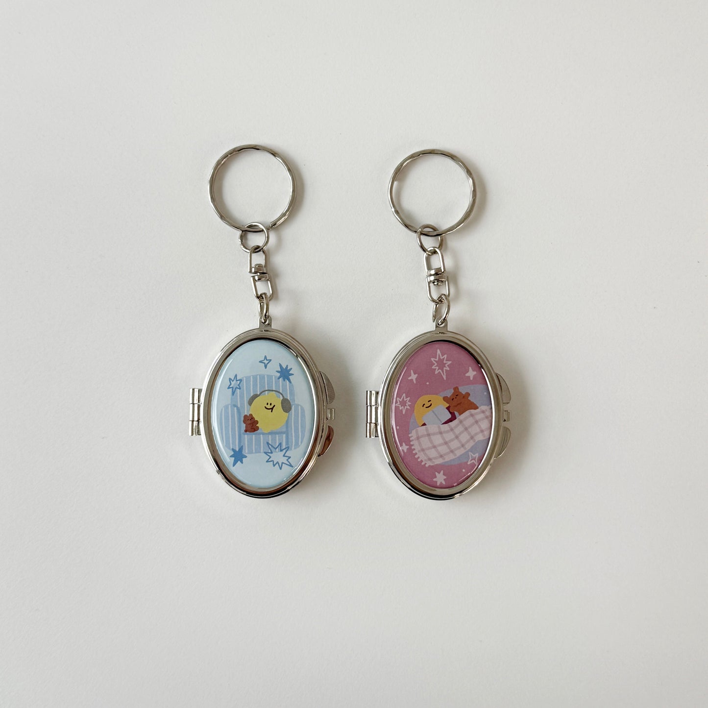 Second Morning Pendant Mirror Keyring (2款)