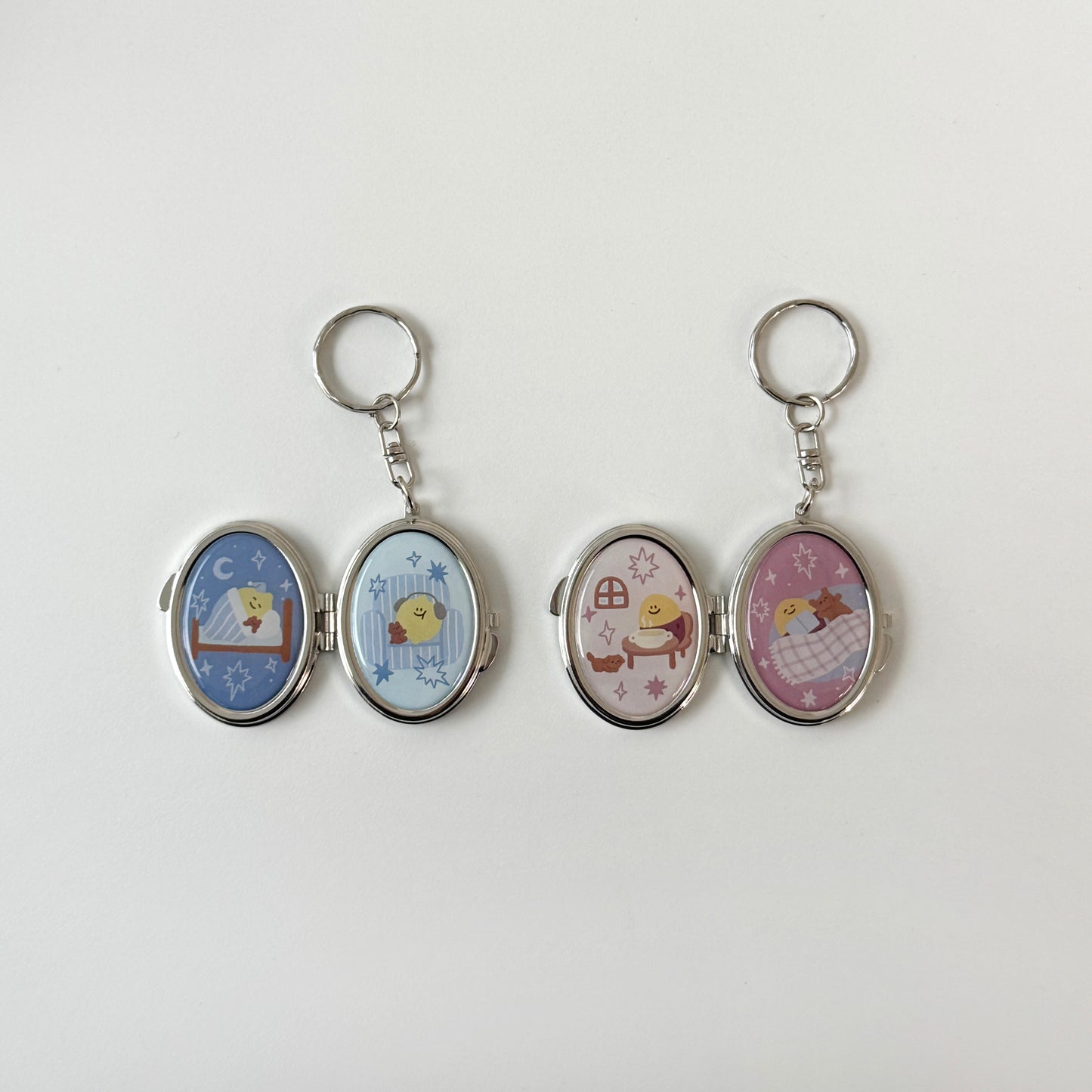 Second Morning Pendant Mirror Keyring (2款)