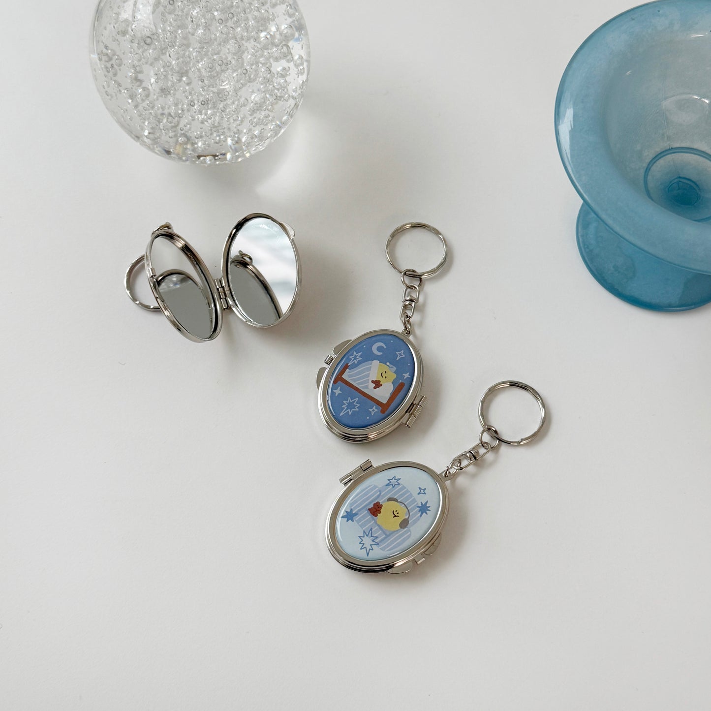 Second Morning Pendant Mirror Keyring (2款)
