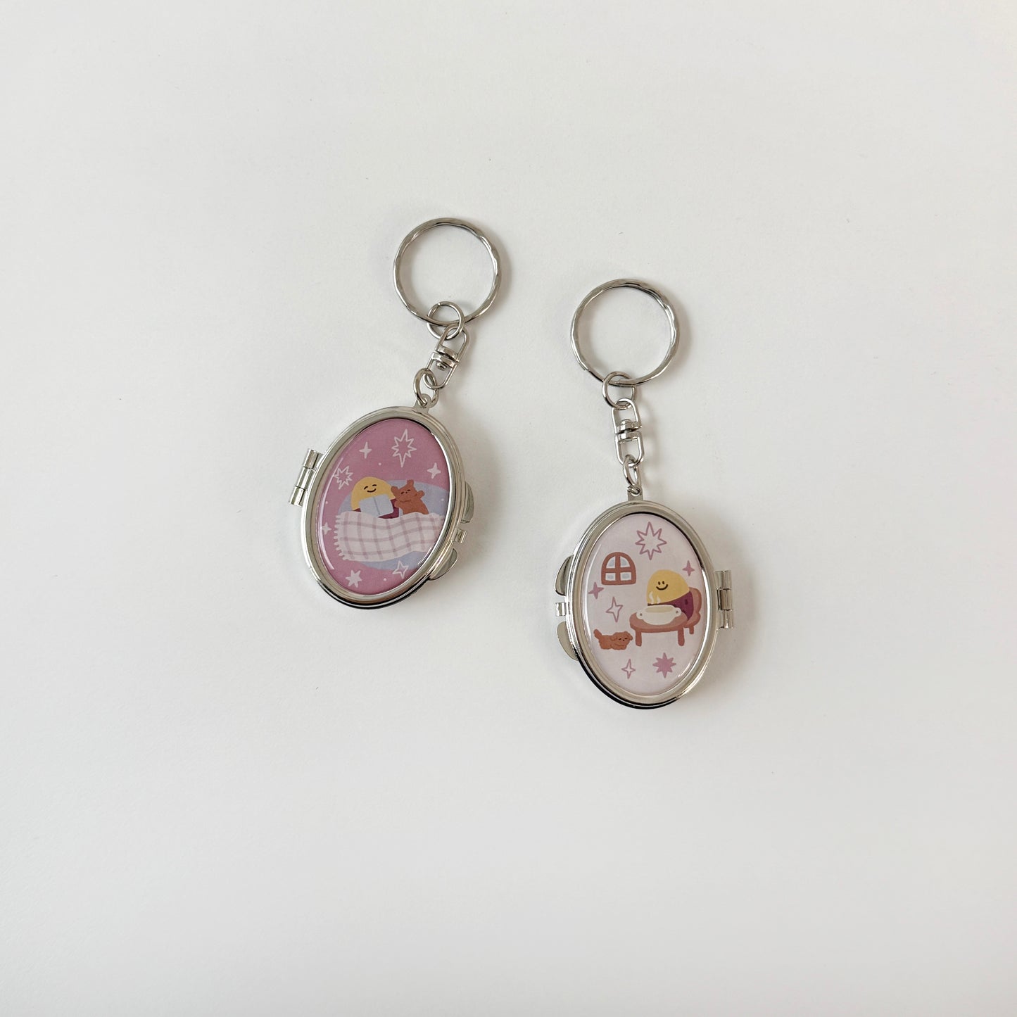 Second Morning Pendant Mirror Keyring (2款)