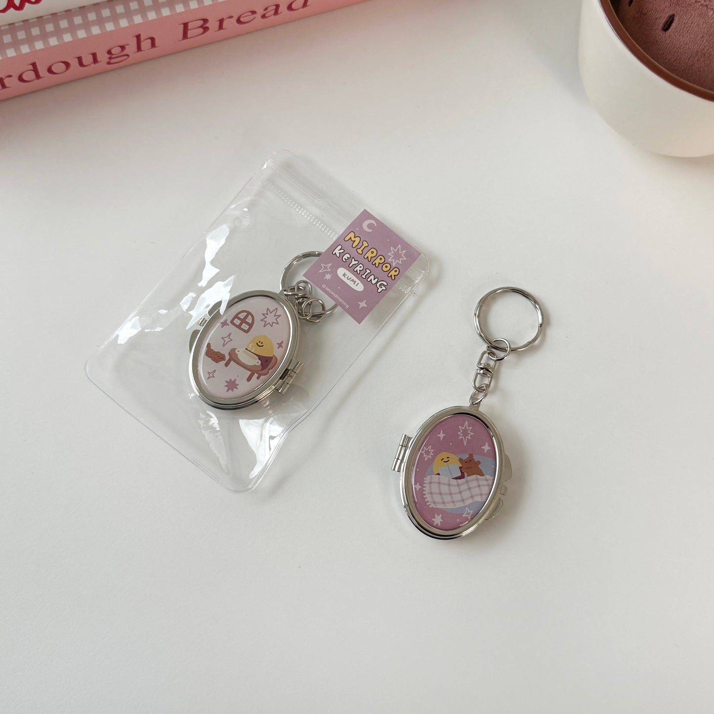 Second Morning Pendant Mirror Keyring (2款)