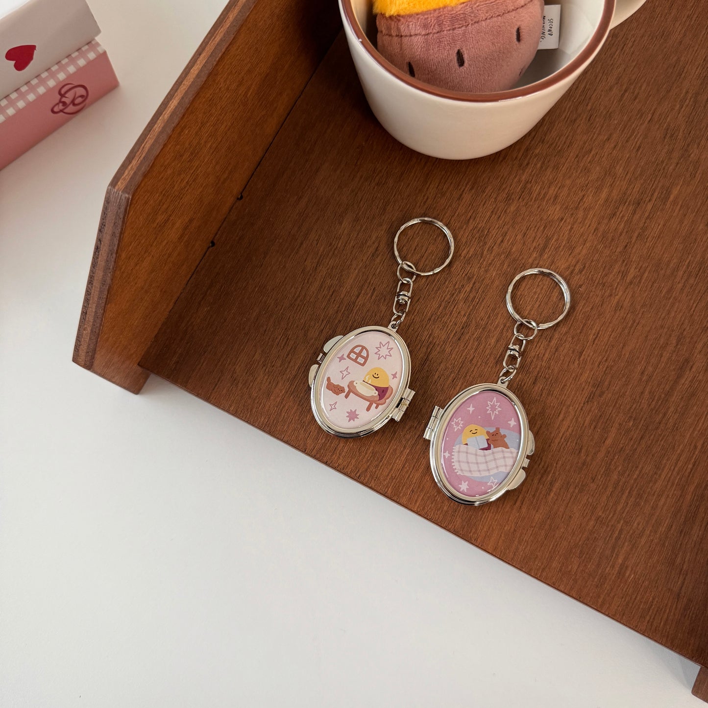 Second Morning Pendant Mirror Keyring (2款)