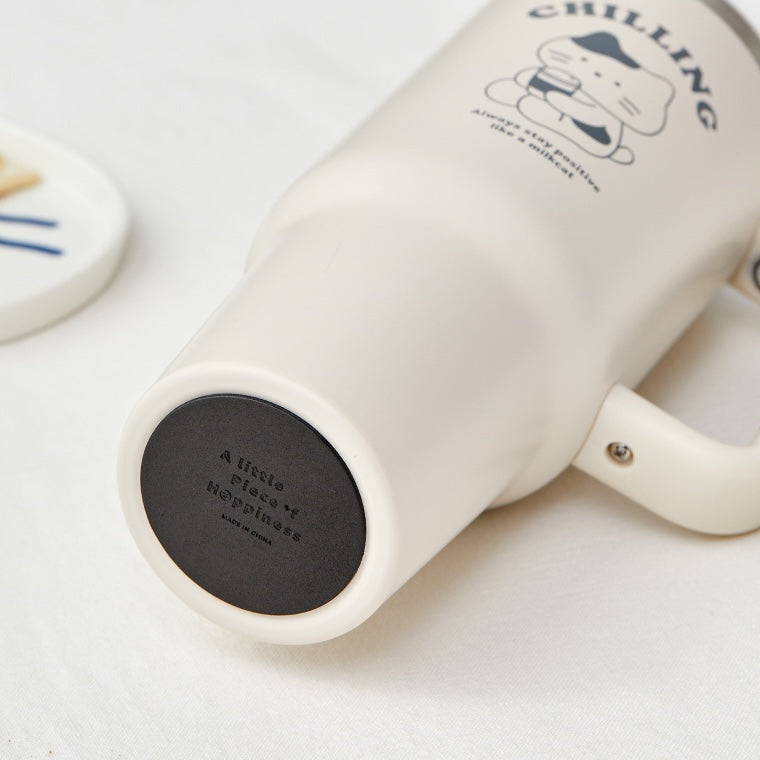 Butter Shop Milk Cat Stainless Big Tumbler (1150mL)
