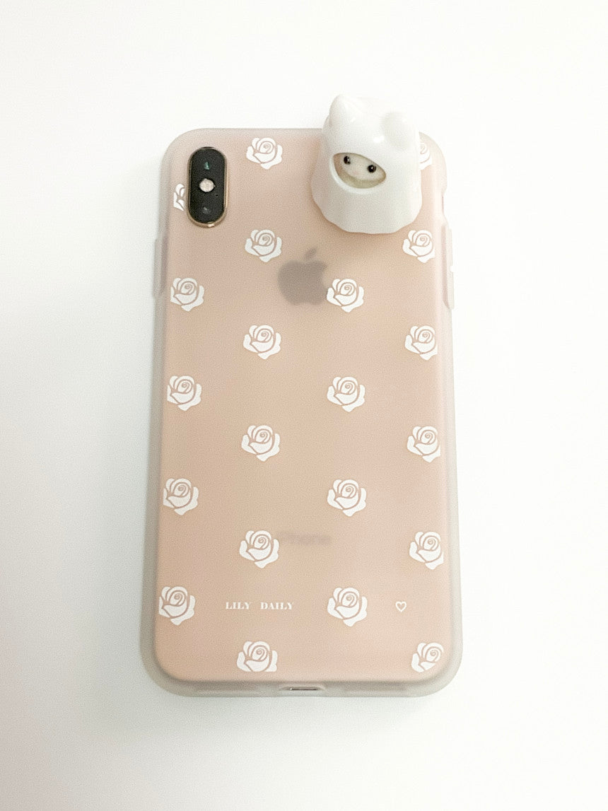 Lily daily White Rose Case (半透明殼)