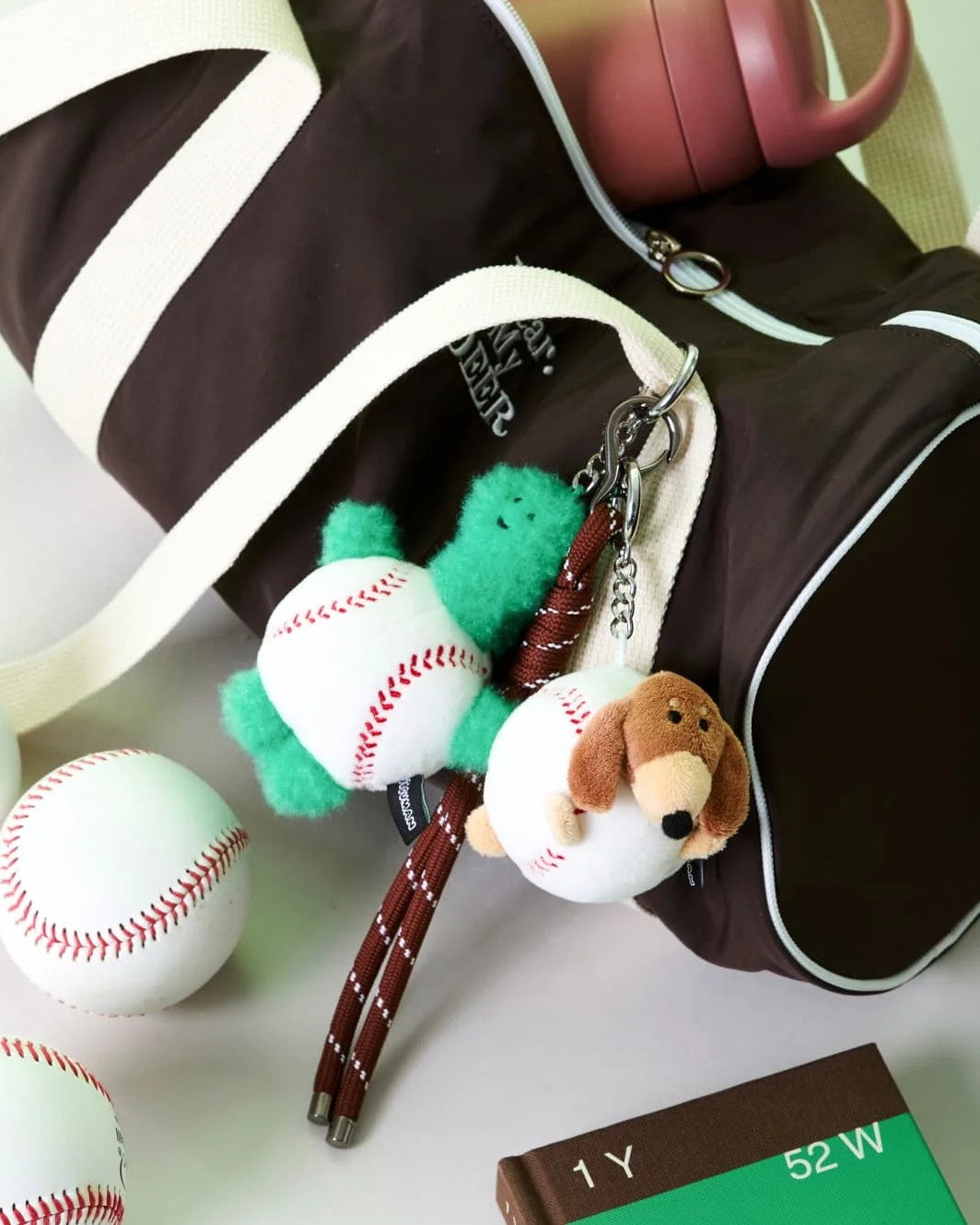 Joguman Baseball Plush Keyring (Brachio/Woody) 棒球系列⚾